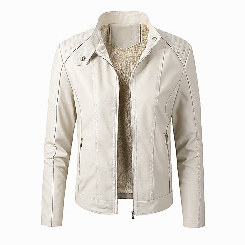 Women's Coat Casual / Daily Summer Regular Coat Regular Fit Casual Jacket Solid Color Pocket Creamy-white Black
Women's Coat Casual / Daily Summer Regular Coat Regular Fit Casual Jacket Solid Color Pocket Creamy-white Black
