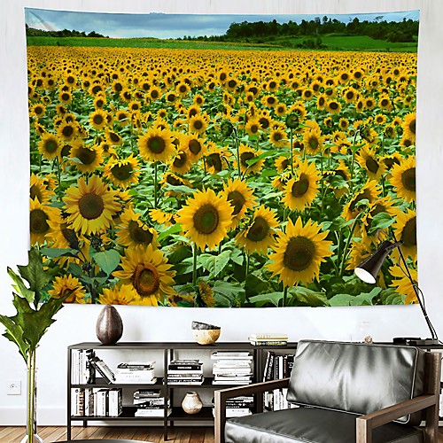 Landscape Sunflowers Wall Tapestry Art Decor Blanket Curtain Hanging Home Bedroom Living Room Decoration Polyester
Landscape Sunflowers Wall Tapestry Art Decor Blanket Curtain Hanging Home Bedroom Living Room Decoration Polyester