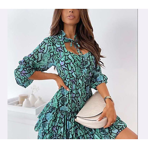 independent station wish amazon hot models 2021 summer new printed chiffon dress women's clothing
independent station wish amazon hot models 2021 summer new printed chiffon dress women's clothing
