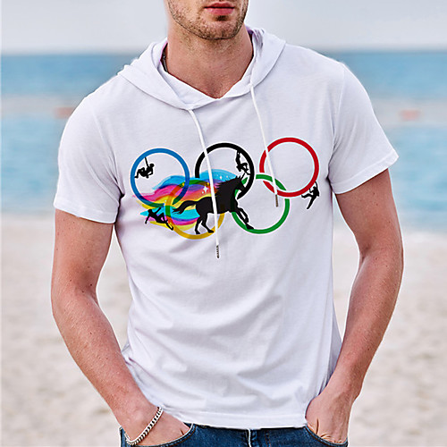 Men's Unisex Tee T shirt Shirt Hot Stamping Graphic Prints Olympics Plus Size Short Sleeve Casual Tops Cotton Basic Designer Big and Tall White
Men's Unisex Tee T shirt Shirt Hot Stamping Graphic Prints Olympics Plus Size Short Sleeve Casual Tops Cotton Basic Designer Big and Tall White