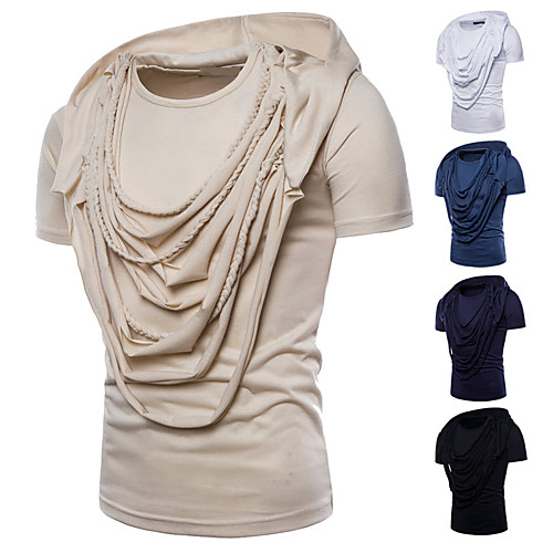 Men's Tee T shirt Shirt Graphic Solid Color Plus Size Braided Short Sleeve Casual Tops Cotton Basic Designer Hip Hop Slim Fit White Black Royal Blue
Men's Tee T shirt Shirt Graphic Solid Color Plus Size Braided Short Sleeve Casual Tops Cotton Basic Designer Hip Hop Slim Fit White Black Royal Blue