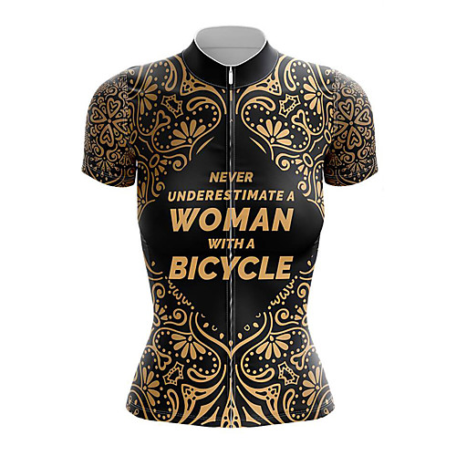 21Grams Women's Short Sleeve Cycling Jersey Summer Spandex Black / Orange Floral Botanical Bike Top Mountain Bike MTB Road Bike Cycling Quick Dry Moisture Wicking Sports Clothing Apparel / Stretchy
21Grams Women's Short Sleeve Cycling Jersey Summer Spandex Black / Orange Floral Botanical Bike Top Mountain Bike MTB Road Bike Cycling Quick Dry Moisture Wicking Sports Clothing Apparel / Stretchy
