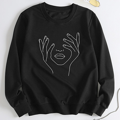 Women's Pullover Sweatshirt Graphic Prints Casual Other Prints Casual Hoodies Sweatshirts Loose Yellow Light Grey White
Women's Pullover Sweatshirt Graphic Prints Casual Other Prints Casual Hoodies Sweatshirts Loose Yellow Light Grey White