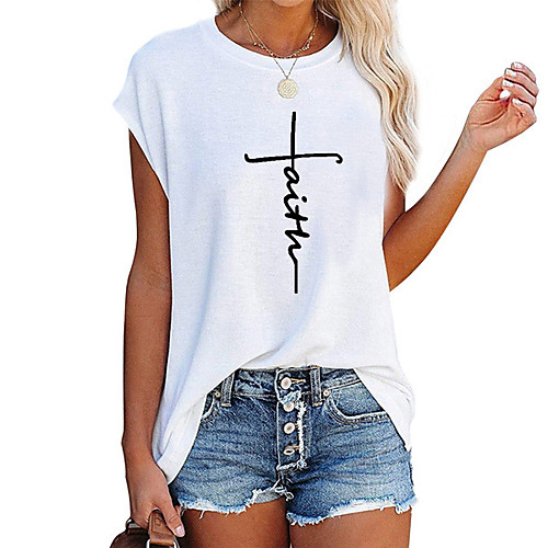 Women's Beach Tank Top Vest T shirt Letter Print Round Neck Streetwear Boho Tops Loose White Blushing Pink Wine
Women's Beach Tank Top Vest T shirt Letter Print Round Neck Streetwear Boho Tops Loose White Blushing Pink Wine