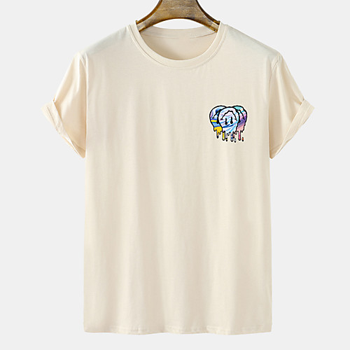 Men's Unisex Tee T shirt Hot Stamping Cartoon Graphic Prints Plus Size Short Sleeve Casual Tops Cotton Basic Designer Big and Tall White Khaki Gray
Men's Unisex Tee T shirt Hot Stamping Cartoon Graphic Prints Plus Size Short Sleeve Casual Tops Cotton Basic Designer Big and Tall White Khaki Gray
