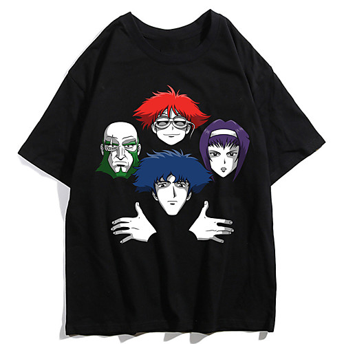 Inspired by Cowboy Bebop Cosplay Anime Cartoon Polyester / Cotton Blend Print Harajuku Graphic Kawaii T shirt For Women's / Men's
Inspired by Cowboy Bebop Cosplay Anime Cartoon Polyester / Cotton Blend Print Harajuku Graphic Kawaii T shirt For Women's / Men's