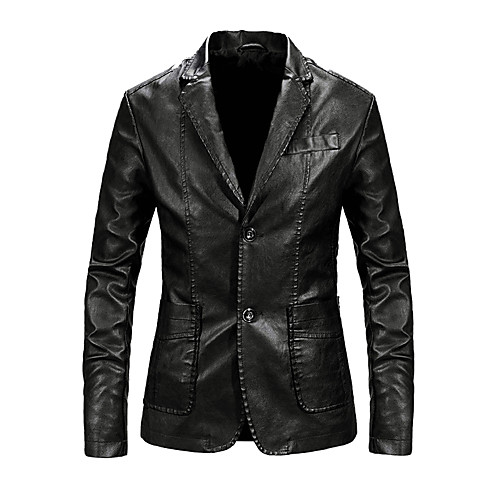 Men's Jacket Business Fall Spring Regular Coat Regular Fit Elegant Jacket Long Sleeve Solid Colored Patchwork Blue Wine
Men's Jacket Business Fall Spring Regular Coat Regular Fit Elegant Jacket Long Sleeve Solid Colored Patchwork Blue Wine