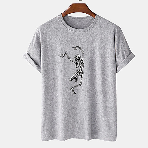 Men's Unisex Tee T shirt Hot Stamping Graphic Prints Skull Plus Size Print Short Sleeve Casual Tops Cotton Basic Designer Big and Tall White Black Khaki
Men's Unisex Tee T shirt Hot Stamping Graphic Prints Skull Plus Size Print Short Sleeve Casual Tops Cotton Basic Designer Big and Tall White Black Khaki