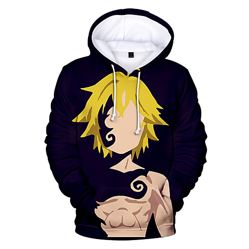 Inspired by The Seven Deadly Sins Cosplay Anime Cartoon 100% Polyester 3D Harajuku Graphic Kawaii Hoodie For Women's / Men's
Inspired by The Seven Deadly Sins Cosplay Anime Cartoon 100% Polyester 3D Harajuku Graphic Kawaii Hoodie For Women's / Men's