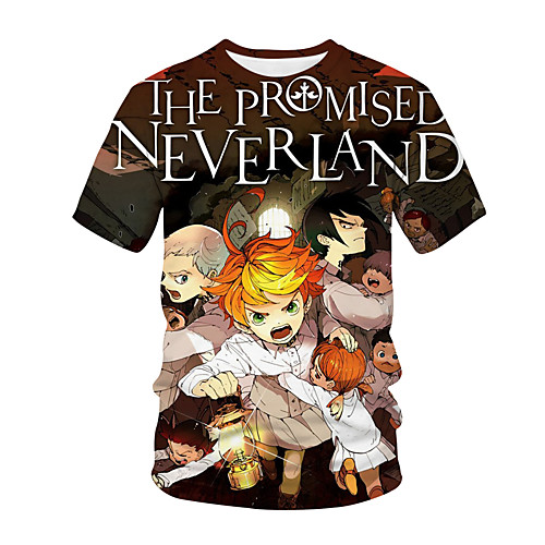 Inspired by The Promised Neverland Cosplay Anime Cartoon 100% Polyester 3D Harajuku Graphic Kawaii T-shirt For Women's / Men's
Inspired by The Promised Neverland Cosplay Anime Cartoon 100% Polyester 3D Harajuku Graphic Kawaii T-shirt For Women's / Men's