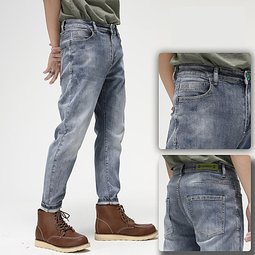Men's Stylish Sporty Casual / Sporty Streetwear Comfort Daily Sports Pants Jeans Trousers Pants Solid Color Full Length Pocket Blue
Men's Stylish Sporty Casual / Sporty Streetwear Comfort Daily Sports Pants Jeans Trousers Pants Solid Color Full Length Pocket Blue