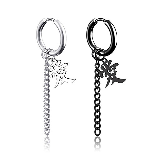Men's Earrings Classic Holiday Birthday Stylish Simple Stainless Steel Earrings Jewelry Silver / White / Black For Street Formal Date Festival 1pc
Men's Earrings Classic Holiday Birthday Stylish Simple Stainless Steel Earrings Jewelry Silver / White / Black For Street Formal Date Festival 1pc