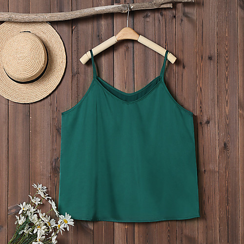 Women's Plus Size Tops Tank Top Solid Color Sleeveless U Neck Green Big Size L XL XXL 3XL 4XL
Women's Plus Size Tops Tank Top Solid Color Sleeveless U Neck Green Big Size L XL XXL 3XL 4XL