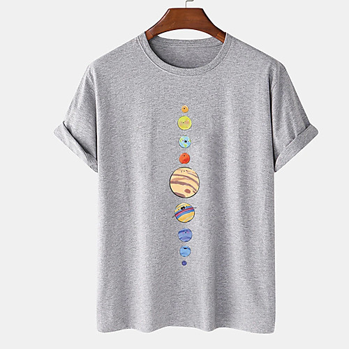 Men's Unisex Tee T shirt Hot Stamping Graphic Prints Planet Plus Size Print Short Sleeve Casual Tops Cotton Basic Designer Big and Tall White Black Khaki
Men's Unisex Tee T shirt Hot Stamping Graphic Prints Planet Plus Size Print Short Sleeve Casual Tops Cotton Basic Designer Big and Tall White Black Khaki