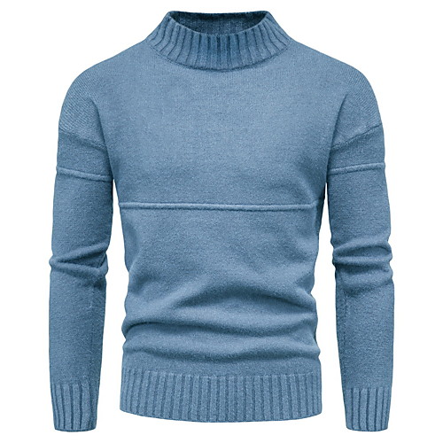 Men's Stripe Striped Sweater Long Sleeve Sweater Cardigans Turtleneck White Blue Black
Men's Stripe Striped Sweater Long Sleeve Sweater Cardigans Turtleneck White Blue Black