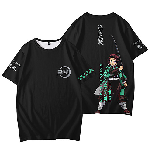Inspired by Demon Slayer Cosplay Anime Cartoon 100% Polyester 3D Harajuku Graphic Kawaii T-shirt For Women's / Men's
Inspired by Demon Slayer Cosplay Anime Cartoon 100% Polyester 3D Harajuku Graphic Kawaii T-shirt For Women's / Men's