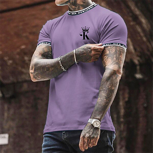 Men's Tee T shirt Shirt Graphic Poker Plus Size Short Sleeve Casual Tops Basic Designer Slim Fit Big and Tall Purple Blushing Pink Green
Men's Tee T shirt Shirt Graphic Poker Plus Size Short Sleeve Casual Tops Basic Designer Slim Fit Big and Tall Purple Blushing Pink Green