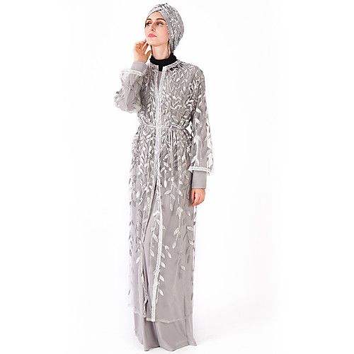 Arabian Adults Women's Cosplay Abaya Dress Arabian Dress For Party Halloween Polyster Sequin Embroidered Halloween Carnival Masquerade Dress
Arabian Adults Women's Cosplay Abaya Dress Arabian Dress For Party Halloween Polyster Sequin Embroidered Halloween Carnival Masquerade Dress