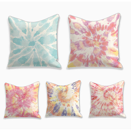 Tie Dye Double Side Cushion Cover 5PC Soft Decorative Square Throw Pillow Cover Cushion Case Pillowcase for Bedroom Livingroom Superior Quality Machine Washable Outdoor Cushion for Sofa Couch Bed Chair
Tie Dye Double Side Cushion Cover 5PC Soft Decorative Square Throw Pillow Cover Cushion Case Pillowcase for Bedroom Livingroom Superior Quality Machine Washable Outdoor Cushion for Sofa Couch Bed Chair