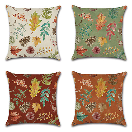 Plant Autumn Double Side Cushion Cover 4PC Soft Decorative Square Throw Pillow Cover Cushion Case Pillowcase for Bedroom Livingroom Superior Quality Machine Washable Outdoor Cushion for Sofa Couch Bed Chair Green Yellow
Plant Autumn Double Side Cushion Cover 4PC Soft Decorative Square Throw Pillow Cover Cushion Case Pillowcase for Bedroom Livingroom Superior Quality Machine Washable Outdoor Cushion for Sofa Couch Bed Chair Green Yellow