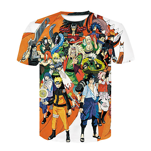 Inspired by Naruto Uchiha Sasuke Anime Cartoon 100% Polyester 3D 3D Harajuku Graphic T-shirt For Women's / Men's
Inspired by Naruto Uchiha Sasuke Anime Cartoon 100% Polyester 3D 3D Harajuku Graphic T-shirt For Women's / Men's