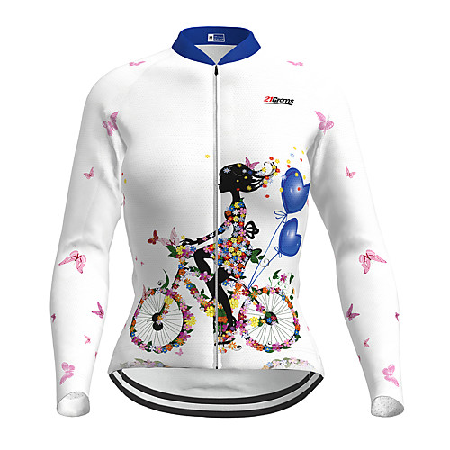 21Grams Women's Long Sleeve Cycling Jersey Summer Spandex Purple Blue Green Butterfly Floral Botanical Bike Top Mountain Bike MTB Road Bike Cycling Sports Clothing Apparel / Stretchy / Athleisure
21Grams Women's Long Sleeve Cycling Jersey Summer Spandex Purple Blue Green Butterfly Floral Botanical Bike Top Mountain Bike MTB Road Bike Cycling Sports Clothing Apparel / Stretchy / Athleisure