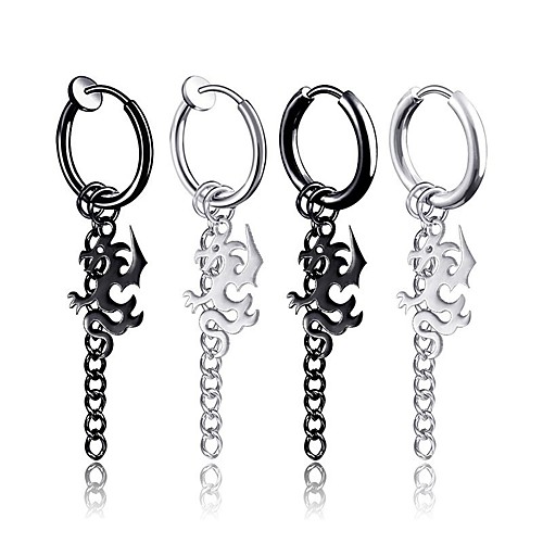 Men's Earrings Classic Holiday Birthday Stylish Simple Stainless Steel Earrings Jewelry Silver / White / Black For Street Formal Date Festival 1pc
Men's Earrings Classic Holiday Birthday Stylish Simple Stainless Steel Earrings Jewelry Silver / White / Black For Street Formal Date Festival 1pc