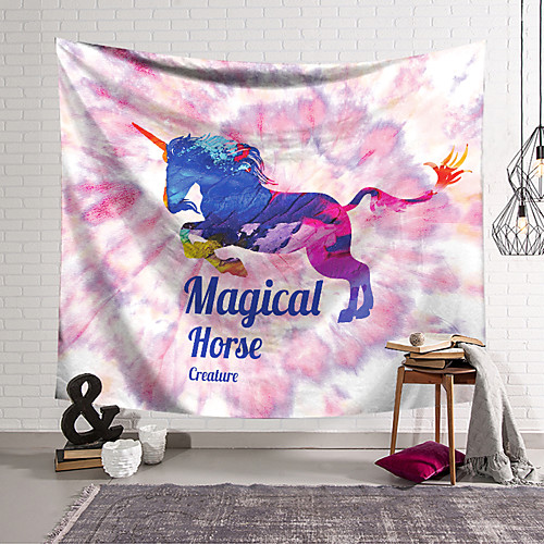 Unicorn Wall Tapestry Art Decor Blanket Curtain Hanging Home Bedroom Living Room Decoration Polyester
Unicorn Wall Tapestry Art Decor Blanket Curtain Hanging Home Bedroom Living Room Decoration Polyester