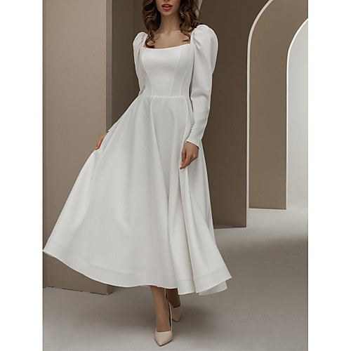 Women's Swing Dress Maxi long Dress White Long Sleeve Solid Color Spring Summer Casual 2021 S M L XL
Women's Swing Dress Maxi long Dress White Long Sleeve Solid Color Spring Summer Casual 2021 S M L XL