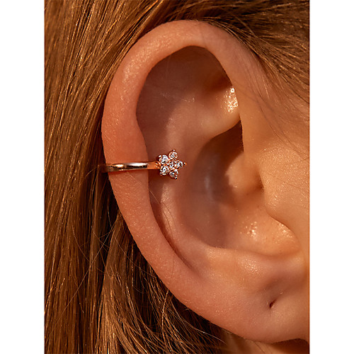Women's Girls' Ear Cuff Ear Clips Classic Fashion Classic Earrings Jewelry Rose Gold For Birthday Date Festival 1pc
Women's Girls' Ear Cuff Ear Clips Classic Fashion Classic Earrings Jewelry Rose Gold For Birthday Date Festival 1pc