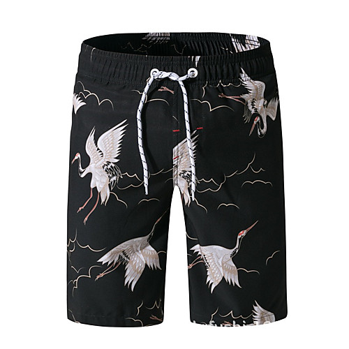 Men's Sporty Casual / Sporty Breathable Soft Holiday Beach Shorts Swim Trucks Pants Bird Short Drawstring Elastic Waist Black
Men's Sporty Casual / Sporty Breathable Soft Holiday Beach Shorts Swim Trucks Pants Bird Short Drawstring Elastic Waist Black