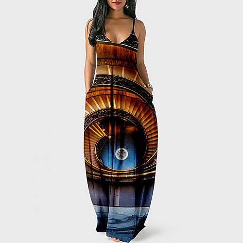 Women's Strap Dress Maxi long Dress Camel Black Sleeveless Print Abstract Print Summer V Neck Casual Loose 2021 XS S M L XL XXL 3XL 4XL 5XL 6XL
Women's Strap Dress Maxi long Dress Camel Black Sleeveless Print Abstract Print Summer V Neck Casual Loose 2021 XS S M L XL XXL 3XL 4XL 5XL 6XL
