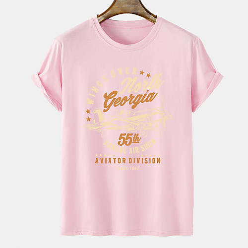 Men's Unisex Tee T shirt Hot Stamping Graphic Prints Letter Plus Size Short Sleeve Casual Tops Cotton Basic Designer Big and Tall Blue Blushing Pink Orange
Men's Unisex Tee T shirt Hot Stamping Graphic Prints Letter Plus Size Short Sleeve Casual Tops Cotton Basic Designer Big and Tall Blue Blushing Pink Orange