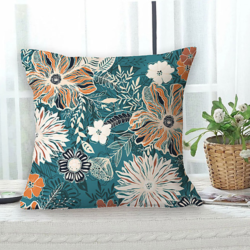 Floral Double Side Cushion Cover 1PC Soft Decorative Square Throw Pillow Cover Cushion Case Pillowcase for Bedroom Livingroom Superior Quality Machine Washable Outdoor Cushion for Sofa Couch Bed Chair Garden Theme
Floral Double Side Cushion Cover 1PC Soft Decorative Square Throw Pillow Cover Cushion Case Pillowcase for Bedroom Livingroom Superior Quality Machine Washable Outdoor Cushion for Sofa Couch Bed Chair Garden Theme