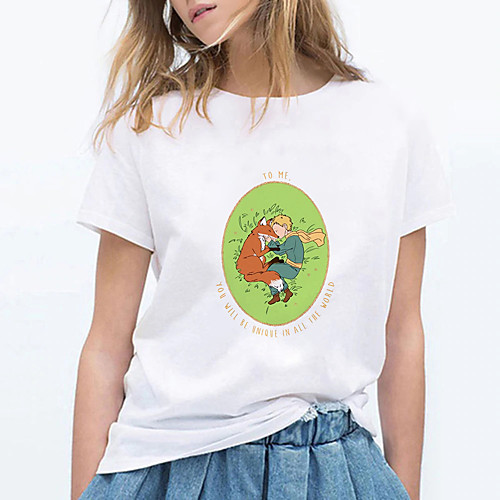 Inspired by Little Prince Cosplay Anime Cartoon Polyester / Cotton Blend Print Harajuku Graphic Kawaii T-shirt For Women's / Men's
Inspired by Little Prince Cosplay Anime Cartoon Polyester / Cotton Blend Print Harajuku Graphic Kawaii T-shirt For Women's / Men's
