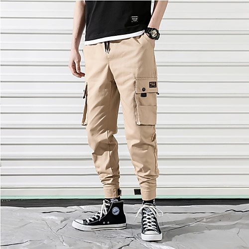 Men's Casual / Sporty Chino Outdoor Sports Casual Daily Pants Chinos Pants Solid Colored Full Length Sporty Black Khaki Green
Men's Casual / Sporty Chino Outdoor Sports Casual Daily Pants Chinos Pants Solid Colored Full Length Sporty Black Khaki Green