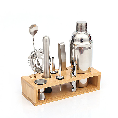 10 Piece Stainless Steel Bar Tools with Stylish Bamboo Stand Rustproof Bartender Kit Gifts Cocktail Shaker Set for Home Bars Party and Drink
10 Piece Stainless Steel Bar Tools with Stylish Bamboo Stand Rustproof Bartender Kit Gifts Cocktail Shaker Set for Home Bars Party and Drink