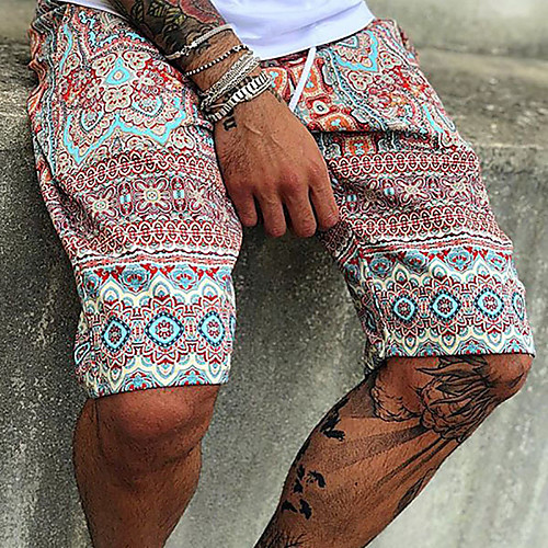 Men's Sporty Casual / Sporty Breathable Soft Daily Weekend Shorts Pants Graphic Short Drawstring Elastic Drawstring Design Print Red
Men's Sporty Casual / Sporty Breathable Soft Daily Weekend Shorts Pants Graphic Short Drawstring Elastic Drawstring Design Print Red