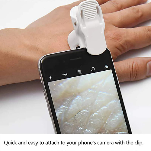 60X Magnifying Glass Mobile Phone Universal Mini Portable LED Clip Magnifying Glass UV Microscope Coin Detector Flashlight
60X Magnifying Glass Mobile Phone Universal Mini Portable LED Clip Magnifying Glass UV Microscope Coin Detector Flashlight