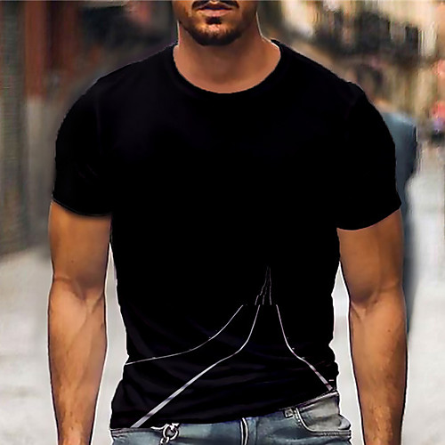Men's Tee T shirt 3D Print Graphic Prints Road Print Short Sleeve Daily Tops Casual Designer Big and Tall Black
Men's Tee T shirt 3D Print Graphic Prints Road Print Short Sleeve Daily Tops Casual Designer Big and Tall Black