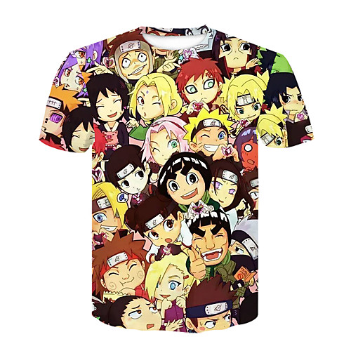 Inspired by Naruto Uchiha Sasuke Anime Cartoon 100% Polyester 3D 3D Harajuku Graphic T-shirt For Women's / Men's
Inspired by Naruto Uchiha Sasuke Anime Cartoon 100% Polyester 3D 3D Harajuku Graphic T-shirt For Women's / Men's