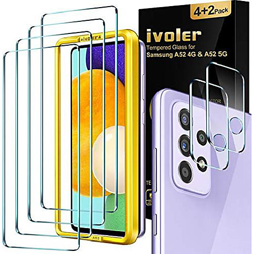 Phone Screen Protector For SAMSUNG Galaxy A52 Galaxy A72 Galaxy A42 Galaxy A32 5G A51 Tempered Glass 4 pcs High Definition (HD) Scratch Proof Front Screen Protector Phone Accessory
Phone Screen Protector For SAMSUNG Galaxy A52 Galaxy A72 Galaxy A42 Galaxy A32 5G A51 Tempered Glass 4 pcs High Definition (HD) Scratch Proof Front Screen Protector Phone Accessory