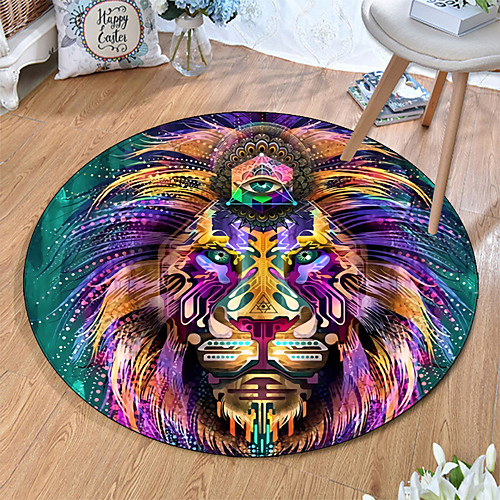 Round 5mm Area Rugs Machine Made Polyster Non Skid Modern 3D
Round 5mm Area Rugs Machine Made Polyster Non Skid Modern 3D