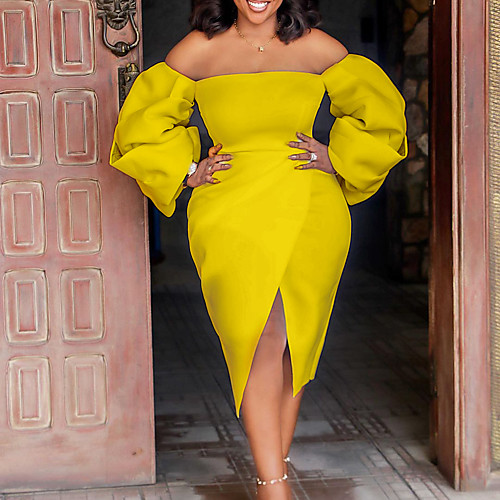 Women's Wrap Dress Midi Dress Yellow Orange White Long Sleeve Solid Color Summer Formal 2021 S M L XL XXL XXXL
Women's Wrap Dress Midi Dress Yellow Orange White Long Sleeve Solid Color Summer Formal 2021 S M L XL XXL XXXL