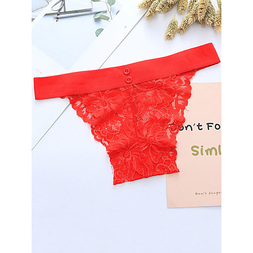 Women's Lace G-strings & Thongs Panties Micro-elastic Low Waist 1 PC Yellow One-Size
Women's Lace G-strings & Thongs Panties Micro-elastic Low Waist 1 PC Yellow One-Size