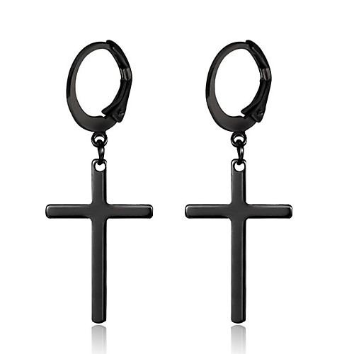 Cross Earrings Classic Holiday Birthday Stylish Simple Earrings Jewelry Silver For Street Formal Date Festival 1pc
Cross Earrings Classic Holiday Birthday Stylish Simple Earrings Jewelry Silver For Street Formal Date Festival 1pc