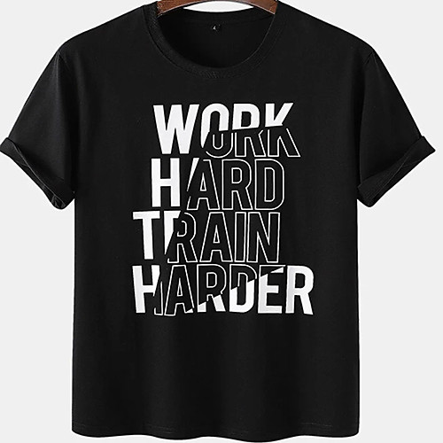 Men's Unisex Tee T shirt Hot Stamping Letter Plus Size Print Short Sleeve Casual Tops Cotton Basic Designer Big and Tall Black
Men's Unisex Tee T shirt Hot Stamping Letter Plus Size Print Short Sleeve Casual Tops Cotton Basic Designer Big and Tall Black