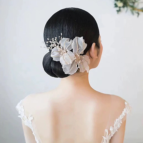 Wedding Bridal Tulle / Alloy Headpiece with Metal 1 PC Wedding / Party / Evening Headpiece
Wedding Bridal Tulle / Alloy Headpiece with Metal 1 PC Wedding / Party / Evening Headpiece
