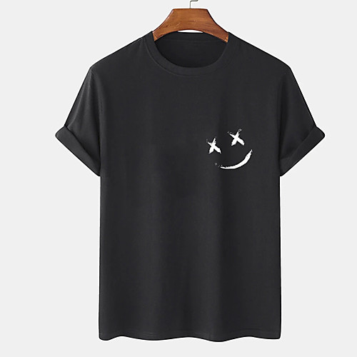 Men's Unisex Tee T shirt Hot Stamping Graphic Prints Emoji Face Plus Size Print Short Sleeve Casual Tops Cotton Basic Designer Big and Tall White Black Khaki
Men's Unisex Tee T shirt Hot Stamping Graphic Prints Emoji Face Plus Size Print Short Sleeve Casual Tops Cotton Basic Designer Big and Tall White Black Khaki