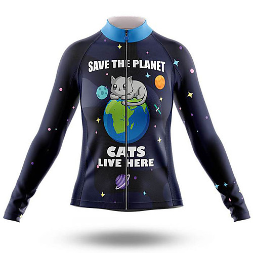 21Grams Women's Long Sleeve Cycling Jersey Summer Spandex Black / Blue Bike Top Mountain Bike MTB Road Bike Cycling Sports Clothing Apparel / Stretchy / Athleisure
21Grams Women's Long Sleeve Cycling Jersey Summer Spandex Black / Blue Bike Top Mountain Bike MTB Road Bike Cycling Sports Clothing Apparel / Stretchy / Athleisure